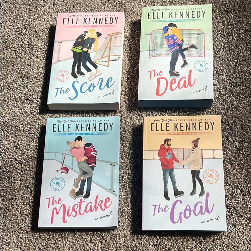 Elle Kennedy Book Set - The Score, The Deal, The Mistake, The Goal